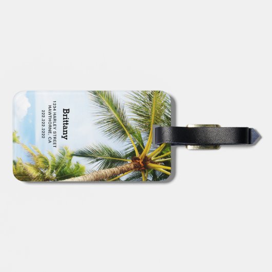 Funny Trendy Phone Travel Luggable Bagagelabel (Achterkant horizontaal)