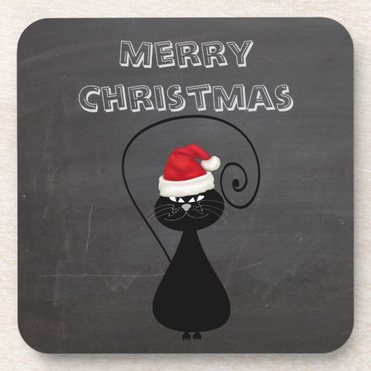 Funny Trendy, schattig kerstkerstbord Drankjes Onderzetter (Voorkant)