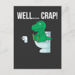 Funny Trex Arms Small Dinosaur Humor Briefkaart<br><div class="desc">Dit dinosaurus T shirt toont een schattig trextje dat met korte handen op het toilet worstelt. Perfecte gave voor jongens,  meisjes,  mannen en vrouwen of iedereen die van dinosaurussen houdt,  dinosauruskleren,  dinosauruskleren,  om t - shirts,  dinosaurussen shirt,  T Rex TShirts te rex.</div>