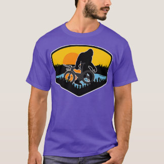 Funny Triathlon Bigfoot Mountain T-shirt