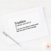 Funny Triathlon Definition - Sticker (Envelop)