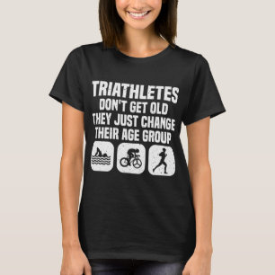 Funny Triathlon Design Mannen Women Triathletes Sw T-shirt