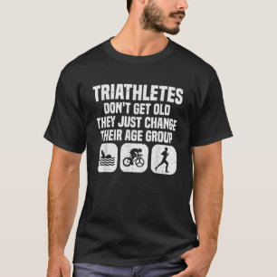 Funny Triathlon Design Mannen Women Triathletes Sw T-shirt