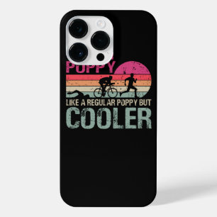 Funny Triathlon Poppy Swim Bike run Triathlettes T iPhone 14 Pro Max Hoesje