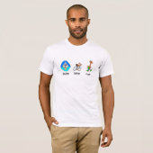 Funny triathlon t-shirt (Voorkant volledig)