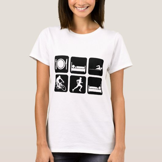 Funny triathlon t-shirt (Voorkant)