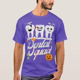 Funny Trick of Teeth Denstist Halloween Costume de T-shirt