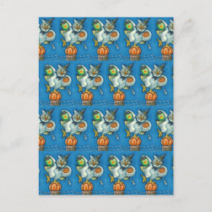 FUNNY TRICK OR TREAT SMELL MY FEET HALLOWEEN BRIEFKAART