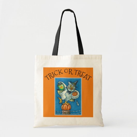 FUNNY TRICK OR TREAT SMELL MY FEET HALLOWEEN TOTE BAG (Voorkant)