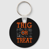 Funny Trig Or Treat Trigonometry Math Teacher Hall Sleutelhanger (Voorkant)
