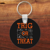 Funny Trig Or Treat Trigonometry Math Teacher Hall Sleutelhanger (Voorkant)