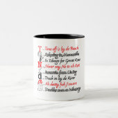 Funny Trini Description 3 Souvenir Mok (Center)