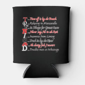 Funny Trini Description on Black Blikjeskoeler (Voorkant)