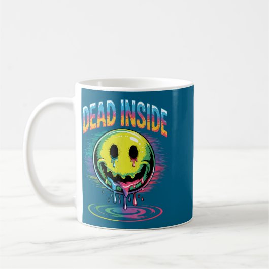 Funny Trippy Dead Inside Quote Sarcasm Meme Gothic Koffiemok (Links)