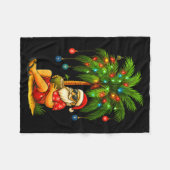 Funny Trocal Santa Christmas Tree For Men Women Ki Fleece Deken (Voorkant (Horizontaal))