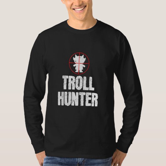 Funny Troll Hunter die Troll Lovers opeist T-shirt (Voorkant)