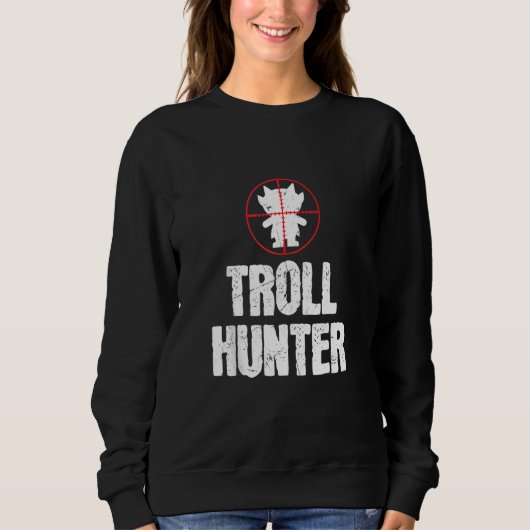 Funny Troll Hunter die Troll Lovers opeist Trui (Voorkant)