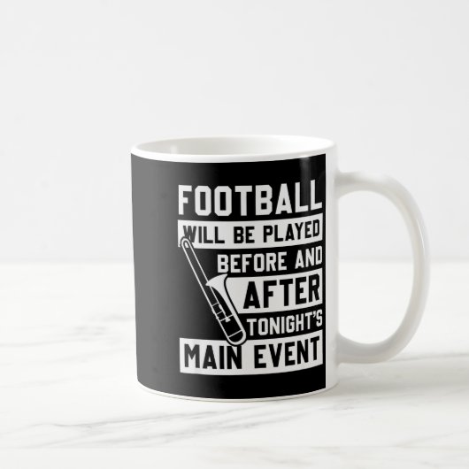 Funny Trombone Player Marching Band Koffiemok (Rechts)