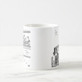 Funny Trombone Player Musician Koffiemok (Center)