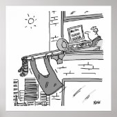 Funny Trombone Player Musician Poster (Voorkant)