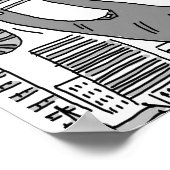 Funny Trombone Player Musician Poster (Hoek)