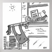 Funny Trombone Player Musician Poster (Voorkant)