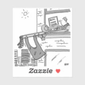 Funny Trombone Player Musician Sticker (Vel)