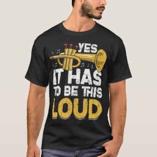 Funny Trompetspeler Band Mannen Vrouwen Trompettis T-shirt