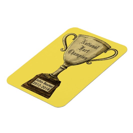 Funny  Trophy Award Magneet (Linkerzijde)