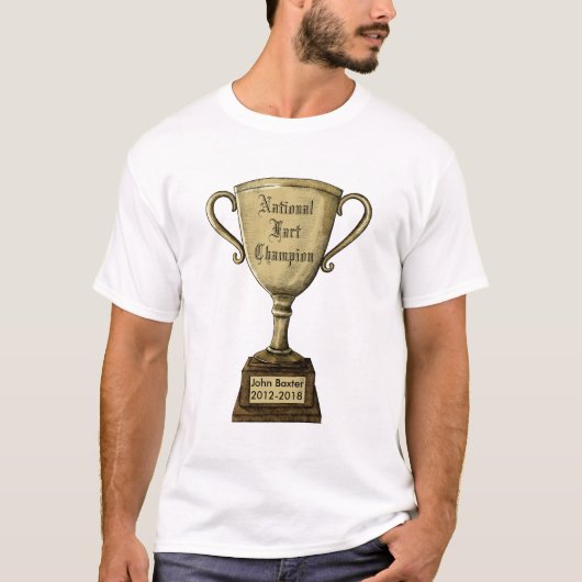 Funny  Trophy Award T-shirt (Voorkant)