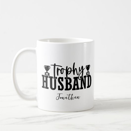 Funny Trophy Husband Koffiemok (Links)