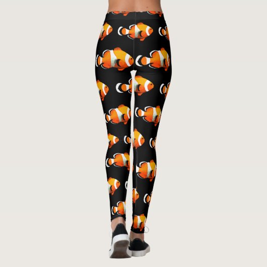 Funny Tropical Clown Fish Leggings (Achterkant)