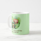 Funny Tropical Frog Coffee Mok -  (Voorkant links)