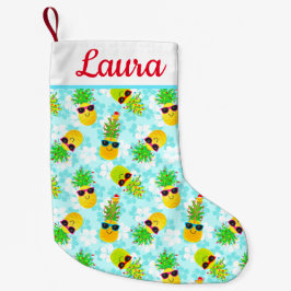 Funny Tropical Kerstanananas Kleine Kerstsok