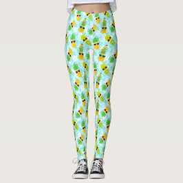 Funny Tropical Kerstanananas Leggings