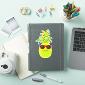 Funny Tropical Kerstananas Sticker (iPad Cover)