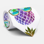 Funny tropische anananas met zonnebril stropdas (Opgerold)