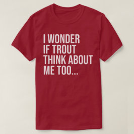 Funny Trout Vist Shirt voor mannen, vrouwen en Kin