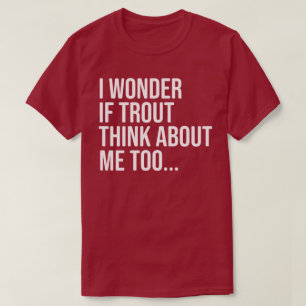 Funny Trout Vist Shirt voor mannen, vrouwen en Kin