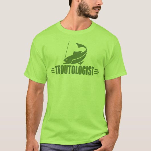 Funny Trout Vist T-shirt (Voorkant)