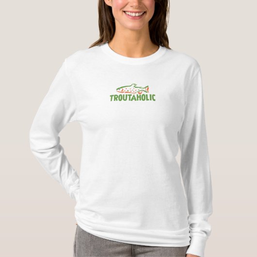 Funny Trout Vist T-shirt (Voorkant)