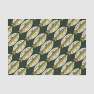 Funny Trout Vist - TROUT BUM - Tissuepapier