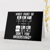 Funny Truck Driver Begrijp je geen cadeautje Kaart (Gele Bloem)