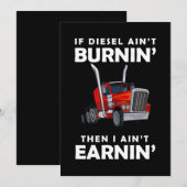 Funny Truck Driver Gift Feestdagenkaart (Voorkant / Achterkant)