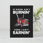 Funny Truck Driver Gift Feestdagenkaart (Staand voorkant)