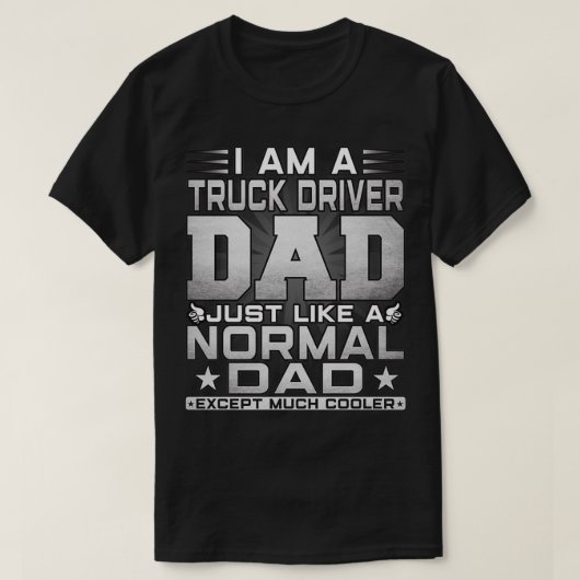 Funny Truck Driver Pap Gift Driver Fathers Day Gif T-shirt (Design voorkant)