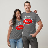 Funny Truck Driver Stop Starin bij mijn Peter T-shirt (Unisex)