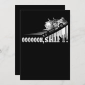 Funny Truck Driver Trucker Gift Feestdagenkaart (Voorkant / Achterkant)