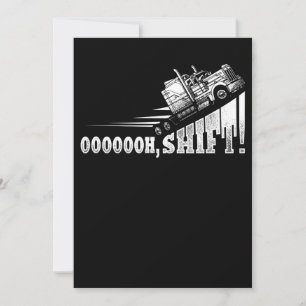 Funny Truck Driver Trucker Gift Feestdagenkaart