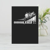 Funny Truck Driver Trucker Gift Kaart (Staand voorkant)